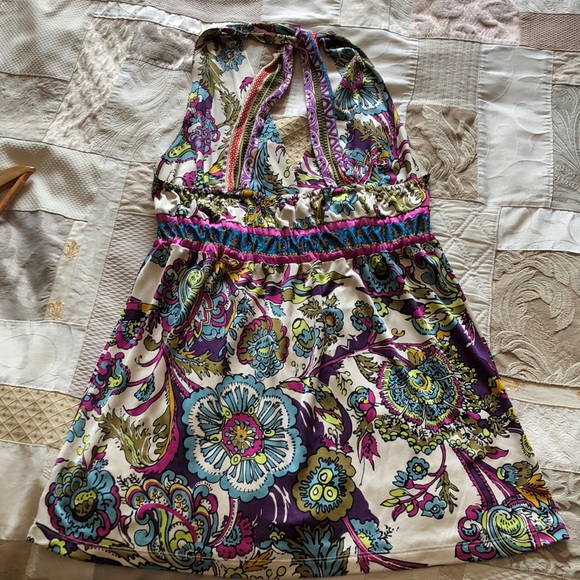 Hale Bob Silk Halter Top - Picture 2 of 2